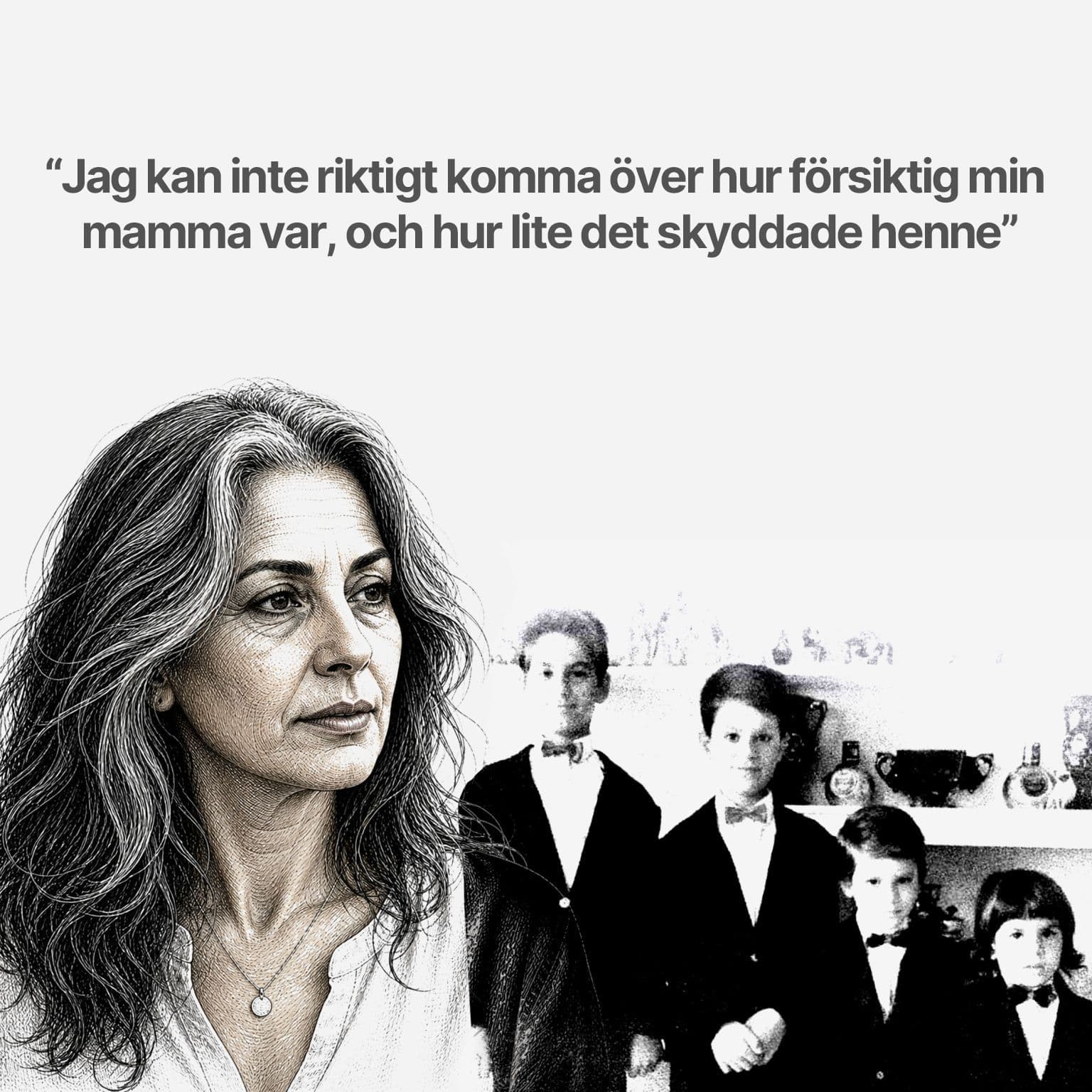 Jimmy Hanna: Jag kan inte riktigt komma över hur försiktig min mamma var, och hur lite det skyddade henne